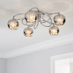 Seychelles 5 Light Flush Ceiling Light -EGLO Shop 30690629