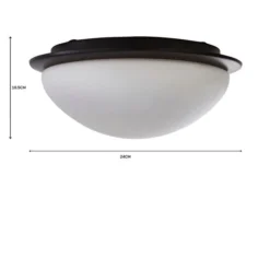 Lotto Bathroom Flush Ceiling Light -EGLO Shop 30713584 alt07