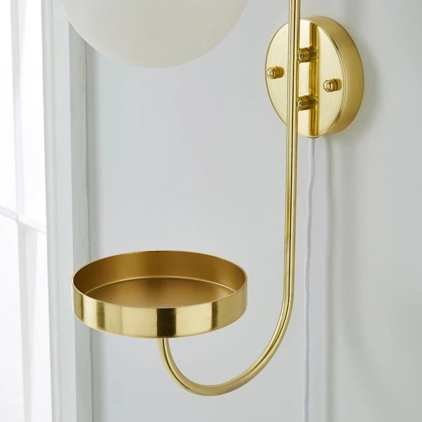 Gigi Plug In Wall Light With Shelf 4 Gigi Plug In Wall Light With Shelf - Image 4