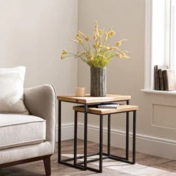 Artificial Yellow Astilbe In Woven Vase