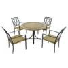Vermont 4 Seater Dining Set With Ascot Chairs