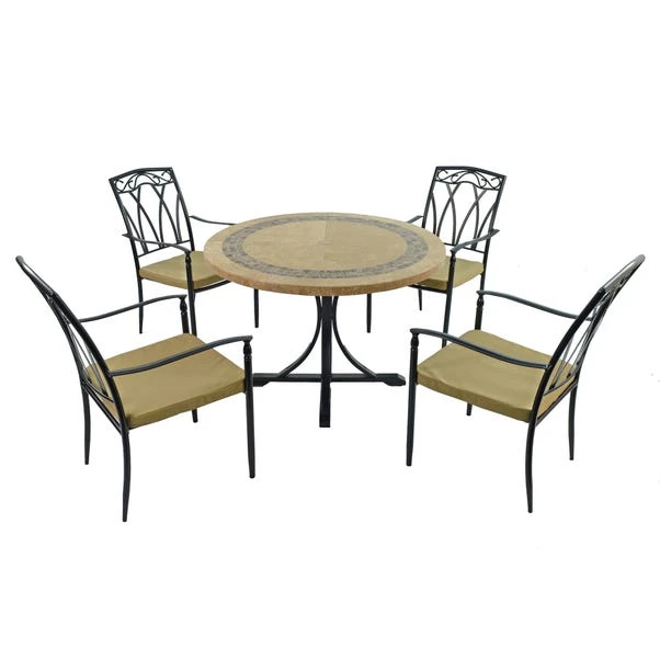 Vermont 4 Seater Dining Set With Ascot Chairs 1 Vermont 4 Seater Dining Set With Ascot Chairs