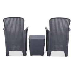 Faro 2 Seater Black Bistro Set -EGLO Shop 30726506 alt03