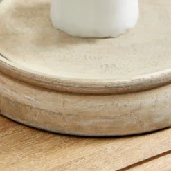 Churchgate Wood Glass Hurricane Candle Holder -EGLO Shop 30727068 alt02