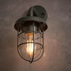 Barker Industrial Outdoor Wall Light -EGLO Shop 30730309 alt03