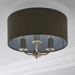 Preston 3 Light Flush Ceiling Light 35 Preston 3 Light Flush Ceiling Light -EGLO Shop 30730505 alt01