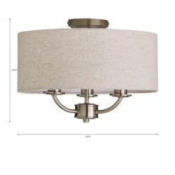 Preston 3 Light Flush Ceiling Light 33 Preston 3 Light Flush Ceiling Light -EGLO Shop 30730506 alt07
