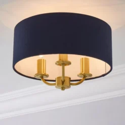 Preston 3 Light Flush Ceiling Light