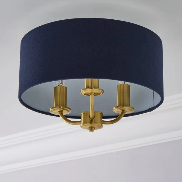 Preston 3 Light Flush Ceiling Light 2 Preston 3 Light Flush Ceiling Light - Image 2