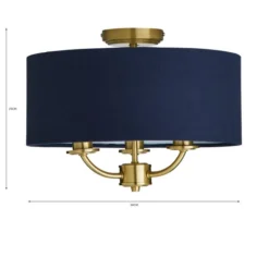 Preston 3 Light Flush Ceiling Light 26 Preston 3 Light Flush Ceiling Light -EGLO Shop 30730507 alt07