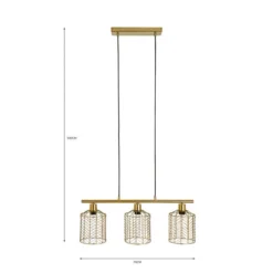 Siena 3 Light Diner Ceiling Light -EGLO Shop 30730555 alt07