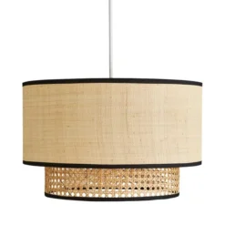 Malika Cane 2 Tier Easy Fit Pendant Shade -EGLO Shop 30730579 alt05