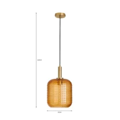 Amber Retro Pendant Light -EGLO Shop 30731216 alt07