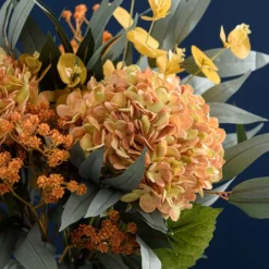 Florals Forever Artificial Autumn Hydrangea And Eucalyptus Bouquet -EGLO Shop 30742280 alt02