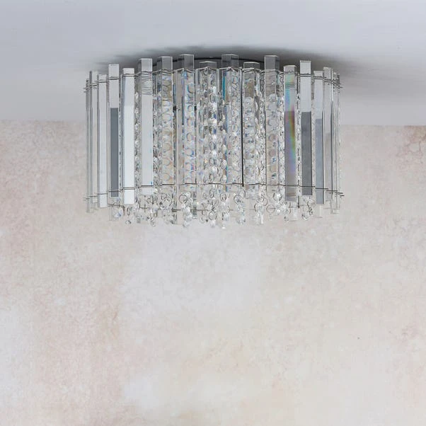 Vogue Crystal Blessing 4 Light Flush Ceiling Light 2 Vogue Crystal Blessing 4 Light Flush Ceiling Light - Image 2