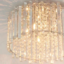 Vogue Crystal Blessing 4 Light Flush Ceiling Light 9 Vogue Crystal Blessing 4 Light Flush Ceiling Light -EGLO Shop 30743026 alt02
