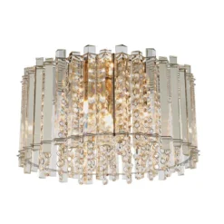 Vogue Crystal Blessing 4 Light Flush Ceiling Light 12 Vogue Crystal Blessing 4 Light Flush Ceiling Light -EGLO Shop 30743026 alt05