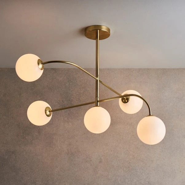 Vogue Hartwell 5 Light Semi Flush Ceiling Light 1 Vogue Hartwell 5 Light Semi Flush Ceiling Light