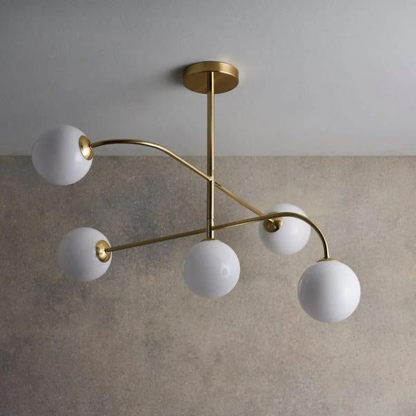 Vogue Hartwell 5 Light Semi Flush Ceiling Light 2 Vogue Hartwell 5 Light Semi Flush Ceiling Light - Image 2