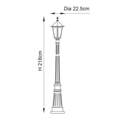 Vogue Trenton Outdoor Lamppost 11 Vogue Trenton Outdoor Lamppost -EGLO Shop 30743489 alt08