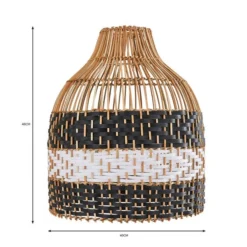 Yanha Rattan Easy Fit Pendant Shade -EGLO Shop 30753427 alt07