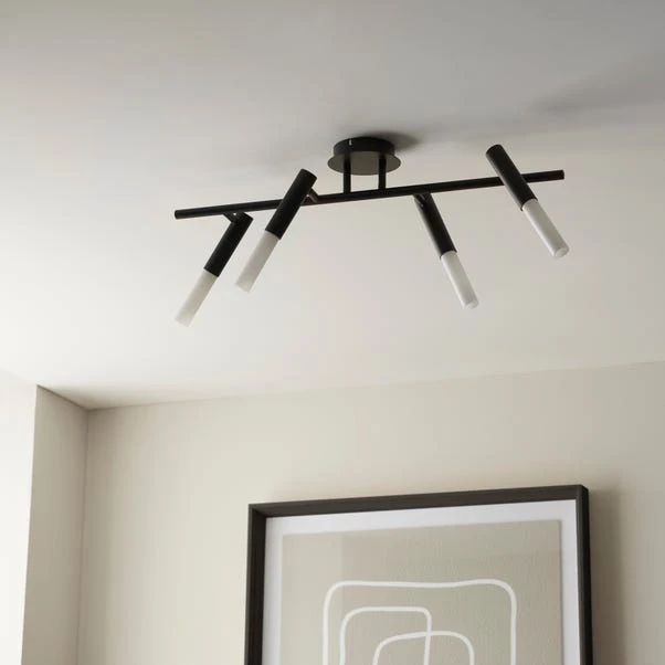 Lyla 4 Light Semi Flush Ceiling Light 2 Lyla 4 Light Semi Flush Ceiling Light - Image 2