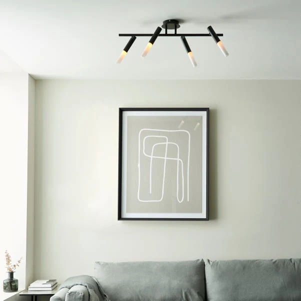 Lyla 4 Light Semi Flush Ceiling Light 3 Lyla 4 Light Semi Flush Ceiling Light - Image 3