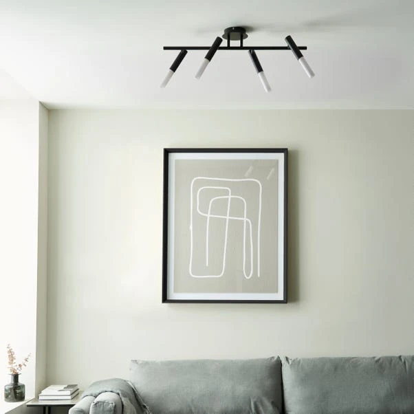 Lyla 4 Light Semi Flush Ceiling Light 4 Lyla 4 Light Semi Flush Ceiling Light - Image 4