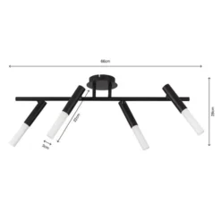 Lyla 4 Light Semi Flush Ceiling Light 20 Lyla 4 Light Semi Flush Ceiling Light -EGLO Shop 30754848 alt06