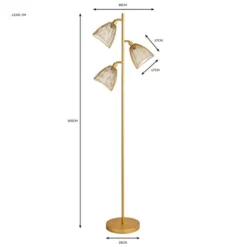 Elements Jaula 3 Light Floor Lamp -EGLO Shop 30755630 alt07