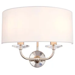 Vogue Katarina Crystal 2 Light Wall Light -EGLO Shop 30755822 alt06