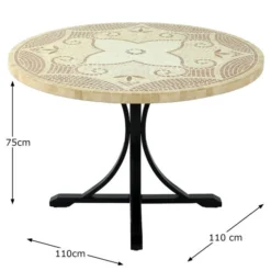 Provence 110cm Dining Table 11 Provence 110cm Dining Table -EGLO Shop 30760651 alt05