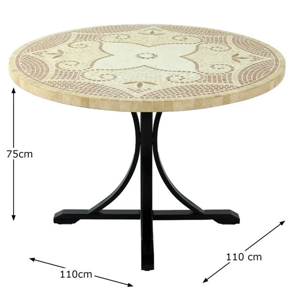 Provence 110cm Dining Table 6 Provence 110cm Dining Table - Image 6