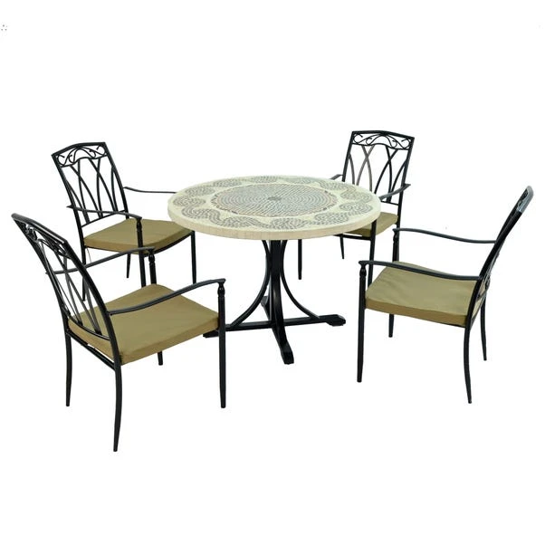 Avignon Dining Table With 4 Ascot Chairs Set 3 Avignon Dining Table With 4 Ascot Chairs Set - Image 3