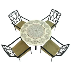 Avignon Dining Table With 4 Ascot Chairs Set 13 Avignon Dining Table With 4 Ascot Chairs Set -EGLO Shop 30760653 alt03