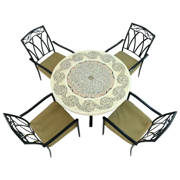 Avignon Dining Table With 4 Ascot Chairs Set 4 Avignon Dining Table With 4 Ascot Chairs Set - Image 4