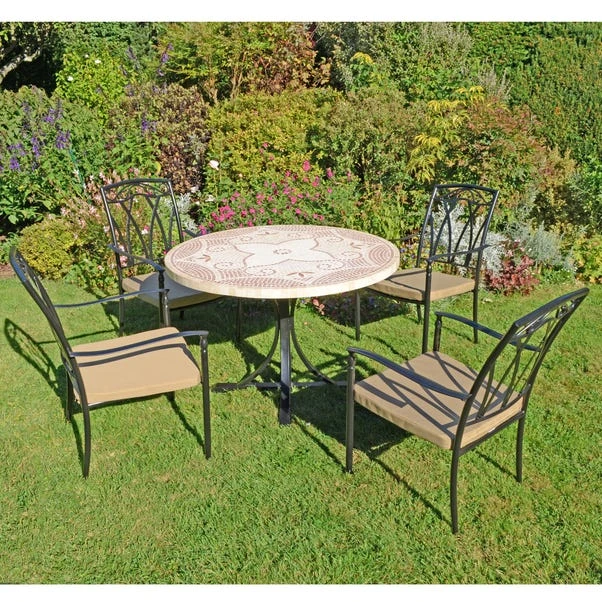 Provence Dining Table With 4 Ascot Chairs Set 4 Provence Dining Table With 4 Ascot Chairs Set - Image 4