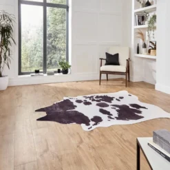 Faux Cow Print Rug -EGLO Shop 30762850
