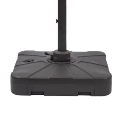 3.5m Deluxe Cantilever Solar Strip Grey Parasol With 100kg Base 9 3.5m Deluxe Cantilever Solar Strip Grey Parasol With 100kg Base -EGLO Shop 30763398 alt04