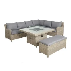 Wentworth 7 Piece Deluxe Modular Corner Lounge Set With Square Firepit 12 Wentworth 7 Piece Deluxe Modular Corner Lounge Set With Square Firepit -EGLO Shop 30763611 alt05