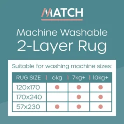 Match Isabella Stripe Washable Rug 11 Match Isabella Stripe Washable Rug -EGLO Shop 30763912 alt05