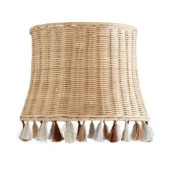 Fiesta Rattan Tassel Easy Fit Pendant Shade 8 Fiesta Rattan Tassel Easy Fit Pendant Shade -EGLO Shop 30766256 alt05