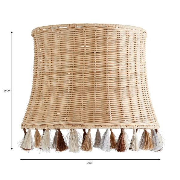Fiesta Rattan Tassel Easy Fit Pendant Shade 5 Fiesta Rattan Tassel Easy Fit Pendant Shade - Image 5