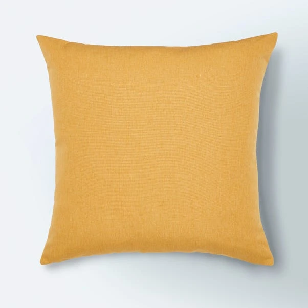 Scandi Floral Ochre Cushion Cover 3 Scandi Floral Ochre Cushion Cover - Image 3