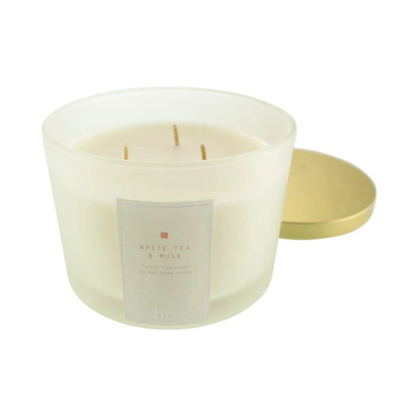 Hotel White Tea & Velvet Musk Soy Blend Multi Wick Candle 5 Hotel White Tea & Velvet Musk Soy Blend Multi Wick Candle - Image 5