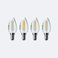 Set Of 4 Status 4W Filament SES Candle Bulbs -EGLO Shop 30767634 alt04
