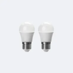 Set Of 2 Status 5.5W Pearl ES Mini Globe Dimmable Bulbs -EGLO Shop 30767657 alt04