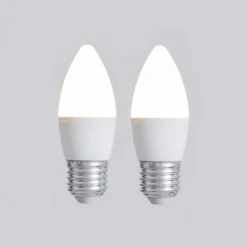 Set Of 2 Status 5.5W Pearl ES Candle Bulbs