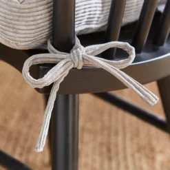 Corduroy Grey Box Style Seat Pad -EGLO Shop 30771930 alt02