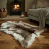 Reindeer Faux Fur Rug